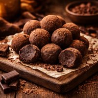 Dark Fudge Truffles