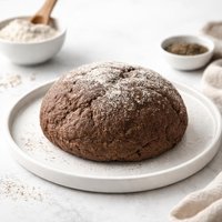 Dark Rye Bread Dough Made in the Bread Machine