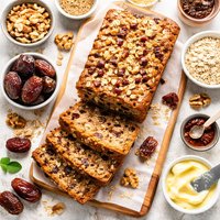 Date and Walnut Loaf Dairy Free Fat Free