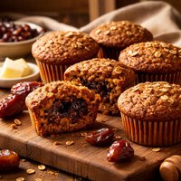 Date Filled Bran Muffins