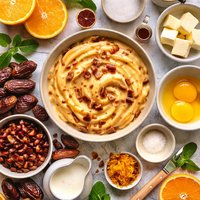 Date Orange Meringue Filling