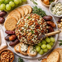 Date Walnut and Blue Cheese Ball