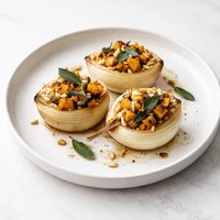 Dcb Onions Stuffed with Butternut Squash Sage