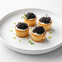 Decadent Caviar in Potato Cups