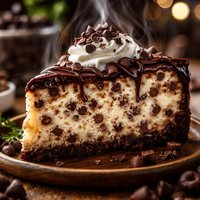 Decadent Chocolate Chip Cheesecake