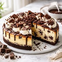 Decadent Chocolate Chunk Cheesecake