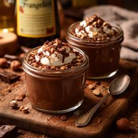 Decadent Chocolate Frangelico Pudding