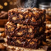 Decadent Fudgy Nut Bars