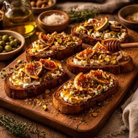 Decadent Mediterranean Honeyed Olive Oil Toasts