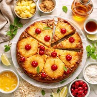 Decadent Pineapple Rum Upside Down Cake