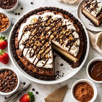 Decadent Triple Layer Mud Pie