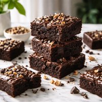 Decadent Vegan Dark Choco Brownies
