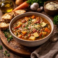 Decadent Veggie Soup