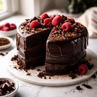 Deep Dark Chocolate Cake