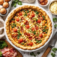 Deep Dish Eggy Quiche