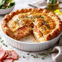 Deep Dish Ham Pie
