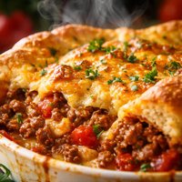 Deep Dish Hamburger Casserole