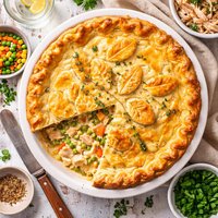 Deep Dish Leftover Turkey Pot Pie