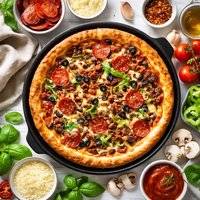 Deep Dish Lisa Pizza