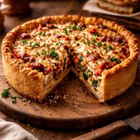 Deep Dish Pizza Quiche