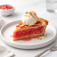 Deep Dish Rhubarb Pie
