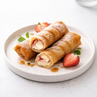 Deep Fried Cheesecake Spring Roll Wrapper
