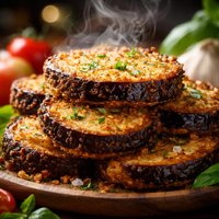 Deep Fried Eggplant Aubergine