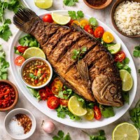 Deep Fried Tilapia Fish