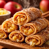 Dehydrator Cheesy Apple Pie Roll Ups
