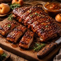 Delectable Apricot Ribs