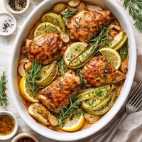 Delectable Fennel Bulb Rosemary Chicken