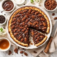 Delectable Fudge Pecan Pie