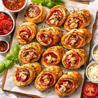 Deli Style Pepperoni Rolls