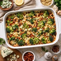 Delicious Blue Cheese Broccoli Casserole