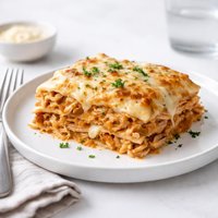Delicious Cheesy Chicken Lasagna