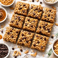 Delicious Chewy Peanut Butter Chocolate Chip Oatmeal Bars
