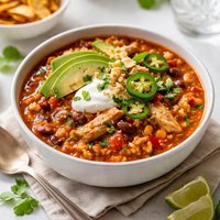 Delicious Chicken Barley Chili