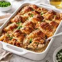 Delicious Chicken Croissant Casserole