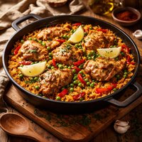Delicious Chicken Paella
