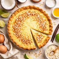 Delicious Coconut Custard Pie