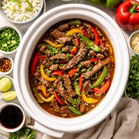 Delicious Crock Pot Pepper Steak