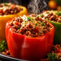 Delicious Crock Pot Stuffed Bell Peppers