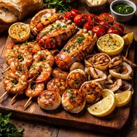 Delicious Grilled Seafood