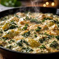 Delicious Hot Artichoke and Spinach Dip