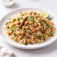 Delicious Indian Chickpeas Pulao