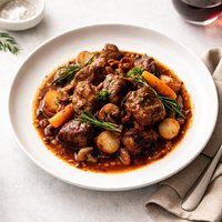 Delicious Lamb Rosemary Red Wine Casserole