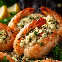 Delicious Low Carb Goat Cheese Stuffed Shrimp