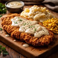 Delicious Low Fat Chicken Fried or Country Fried Steak