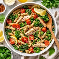 Delicious Low Fat One Dish Pasta Dinner