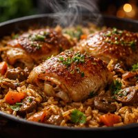 Delicious One Pot Casserole Chicken Thighs
